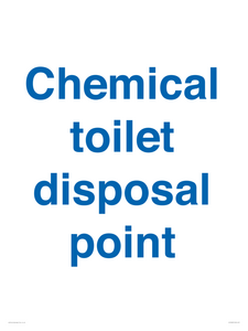 Chemical toilet disposal point